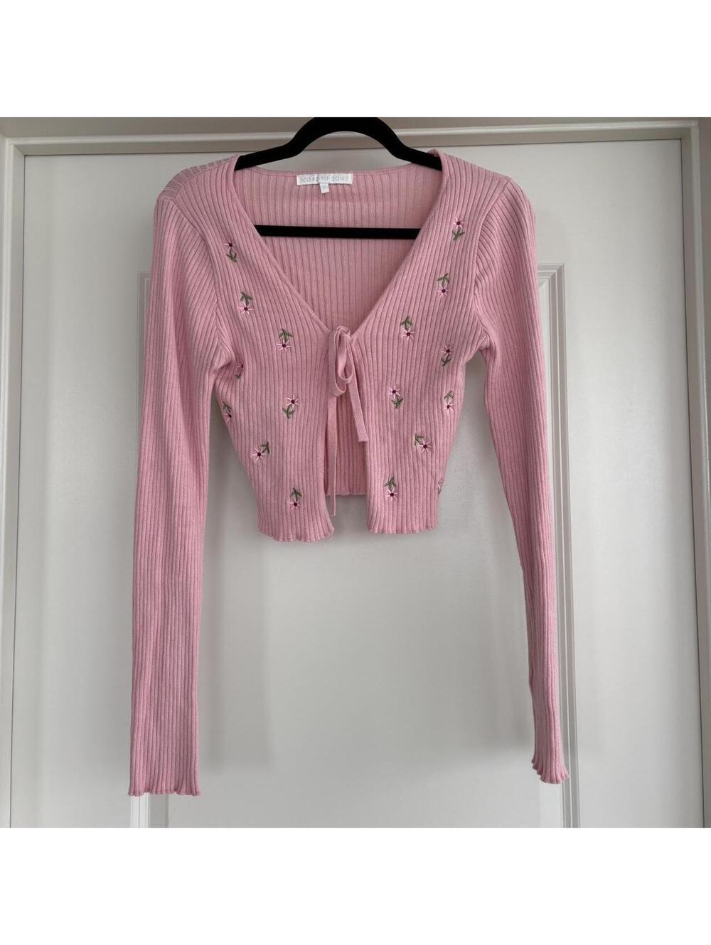 More To Come Women's Pink Cardigan